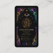 Luxe Visagist Businesskaart met QR-code Visitekaartje (Voorkant)