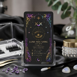 Luxe Visagist Zakelijke Kaart met QR-code Visitekaartje
