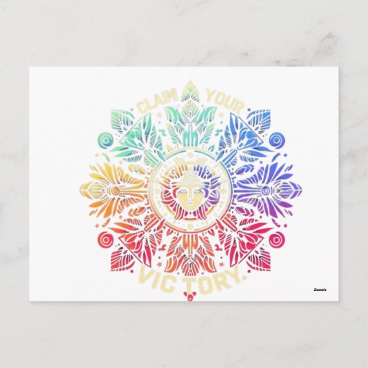 Luxe visioenen feestdagenkaart (Achterkant)