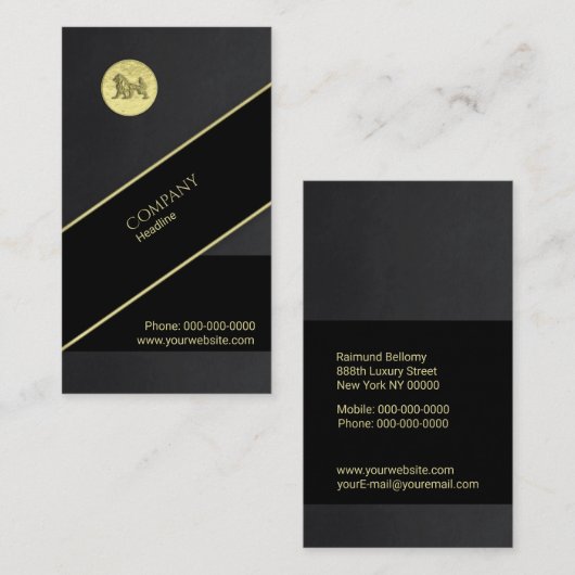 Luxe Visitekaartje (Voorkant / Achterkant)