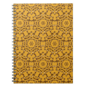 Luxe visitekaartje en gouden ornament. Geometri Notitieboek
