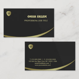 "Luxe visitekaartje met een verfijnde en moderne u