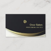 Luxe visitekaartjes die luxe en mod combineren (Voorkant)