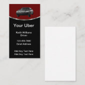 Luxe Visitekaartjes voor Uber-chauffeurs (Voorkant / Achterkant)