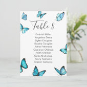 Luxe vlinders bruiloft. Zomer Kaart (Staand voorkant)