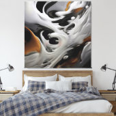 Luxe vloeibare kunst canvas afdruk (Insitu (Slaapkamer))