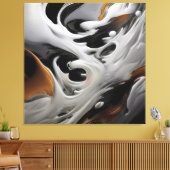Luxe vloeibare kunst canvas afdruk (Insitu (Woonkamer))