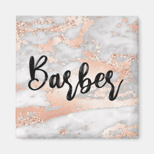 Luxe Vloeibare Kunst: Marmer-inkt Fusion Barber Magneet