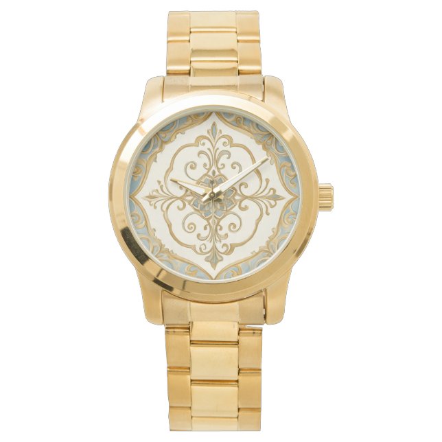 Luxe vrouwen horloge, Europese stijl patroon horlo Horloge (Voorkant)