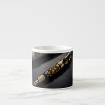 Luxe vulpen kunst koffiemok
