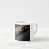 Luxe vulpen kunst koffiemok espresso kop (Voorkant rechts)