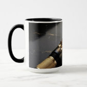Luxe vulpen kunst koffiemok mok (Links)