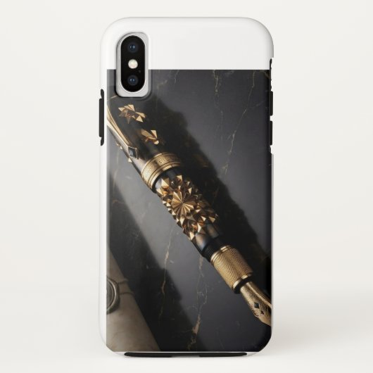 Luxe vulpen kunst telefoonhoesje Case-Mate iPhone case (Achterkant)