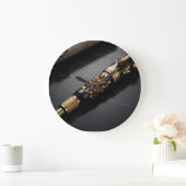 Luxe vulpen kunstprint grote klok (Huis)