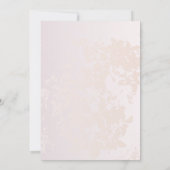 Luxe Walima-uitnodiging | Waterverf Hydrangea's Kaart (Achterkant)