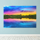 Luxe Wall Art Schilderachtig waterlandschap Canvas Afdruk (Insitu (Houten vloer))