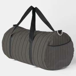 Luxe warme houtskool pinstriped linnen plunjezak