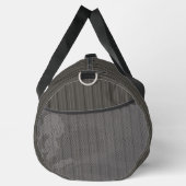 Luxe warme houtskool pinstriped linnen plunjezak (Rechts)
