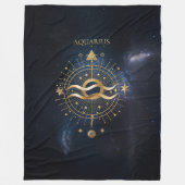 Luxe Waterman Zodiac Fleece Deken (Voorkant)