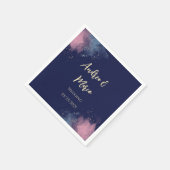 Luxe  Waterverf Beach Wedding Servet (Hoek)