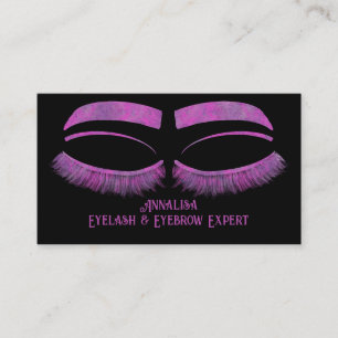 Luxe Waterverf Eyelash & Brow Beauty, Paarse Visitekaartje