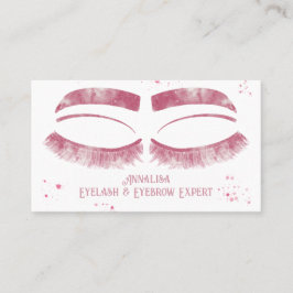 Luxe Waterverf Eyelash & Brow Beauty, Roze Visitekaartje