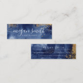 Luxe Waterverf goudbruin Visitekaartje (Voorkant / Achterkant)