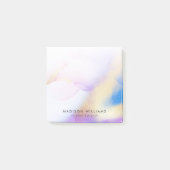 Luxe Waterverf Lila Gold - Aangepaste naam Post-it® Notes (Voorkant)