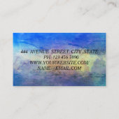 Luxe Waterverf Visitekaartje (Achterkant)