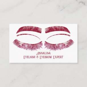Luxe Waterverf Wimper & wenkbrauw Beauty, Rood Visitekaartje