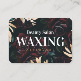 Luxe Waxing Aftercare Card Visitekaartje