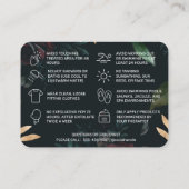 Luxe Waxing Aftercare Card Visitekaartje (Achterkant)