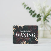 Luxe Waxing Aftercare Card Visitekaartje (Staand voorkant)