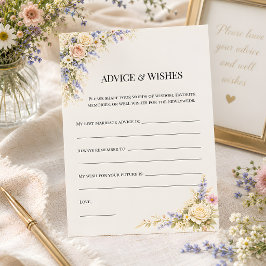 Luxe Weide met Wilde Bloemen Advies & Wensen Kaart