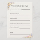 Luxe Weidebloemen Bruiloft Advieskaart (Voorkant)