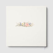 Luxe Weidebloemen Bruiloft Gastenboek (Achterkant)