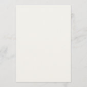 Luxe Weidebloemen Bruiloft Menu (Achterkant)