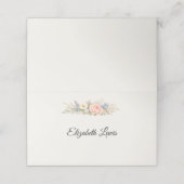 Luxe Weidebloemen Bruiloft Plaatskaartje (Buitenkant ongevouwen)