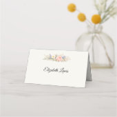 Luxe Weidebloemen Bruiloft Plaatskaartje (Voorkant)