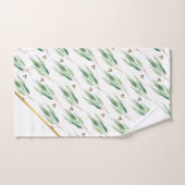 LUXE WHITE EUCALYPTUS GOLD BATH TOWEL SET BAD HANDDOEK (Handdoek)