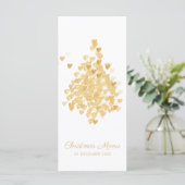 Luxe White Gold-kerstmenu Menu (Staand voorkant)