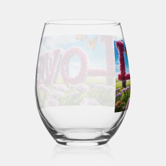 Luxe wijnglas wijnglas zonder voet (Rechts)