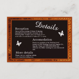 luxe wilde slangendier bruiloft Behuizing Kaart