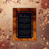 Luxe Wilde Snake huid Dier Bruiloft Bedankkaart