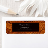 Luxe Wilde Snake huid Dier Bruiloft Etiket (Insitu)