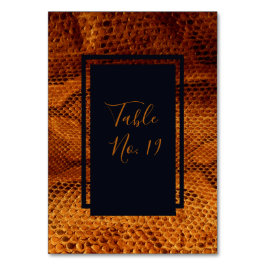 Luxe Wilde Snake huid Dier Bruiloft Kaart