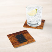 Luxe Wilde Snake huid Dier Bruiloft Kartonnen Onderzetters (Insitu)