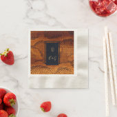 Luxe Wilde Snake huid Dier Bruiloft Servet (Insitu)