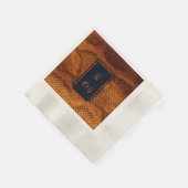 Luxe Wilde Snake huid Dier Bruiloft Servet (Hoek)