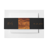 Luxe Wilde Snake huid Dier Bruiloft Uitnodigingen Wikkel (Voorkant Voorbeeld)